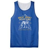 Great Smoky Mountains National Park Bear Vintage Gift Mesh Reversible Basketball Jersey Tank