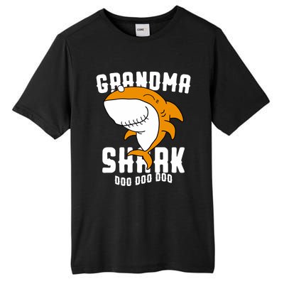 Grandma Shark Mommy Birthday Halloween Christmas Tall Fusion ChromaSoft Performance T-Shirt