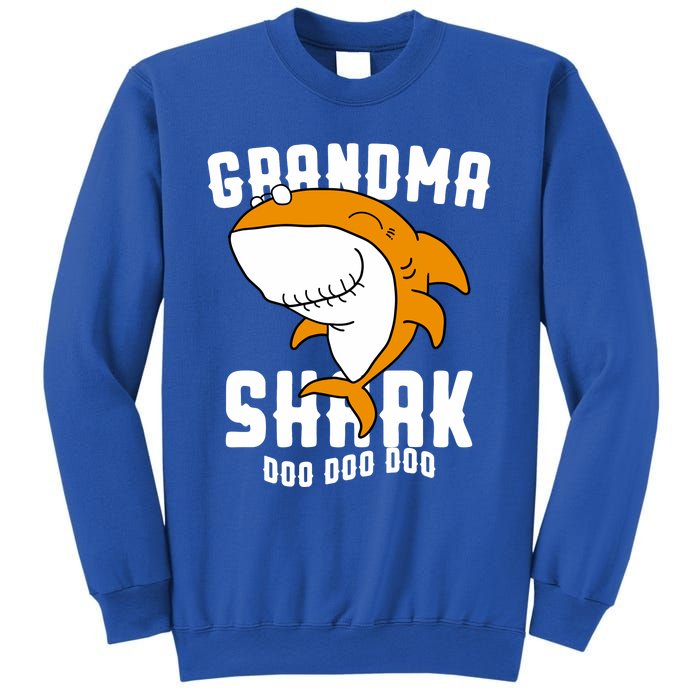 Grandma Shark Mommy Birthday Halloween Christmas Sweatshirt