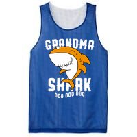 Grandma Shark Mommy Birthday Halloween Christmas Mesh Reversible Basketball Jersey Tank