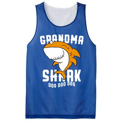 Grandma Shark Mommy Birthday Halloween Christmas Mesh Reversible Basketball Jersey Tank