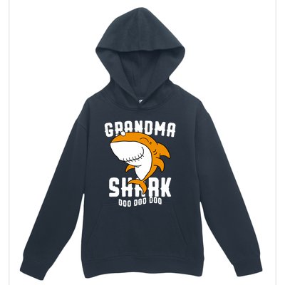 Grandma Shark Mommy Birthday Halloween Christmas Urban Pullover Hoodie