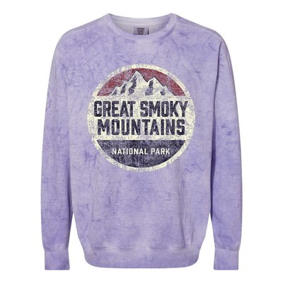 Great Smoky Mountains National Park Colorblast Crewneck Sweatshirt