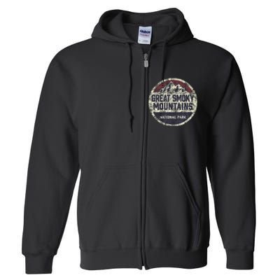 Great Smoky Mountains National Park Full Zip Hoodie