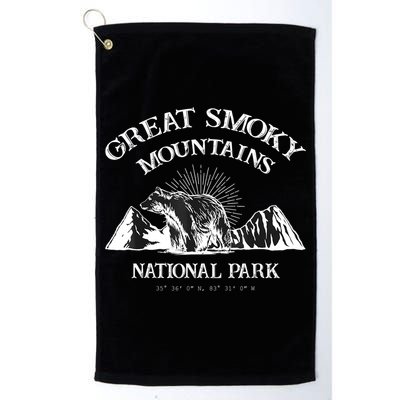 Great Smoky Mountains National Park North Carolina Tennessee Golf Towel