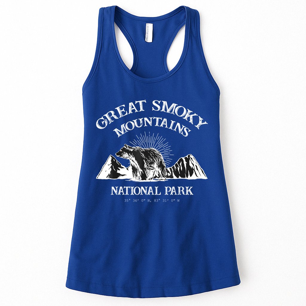 Great Smoky Mountains National Park North Carolina Tennessee Womens Tank Top