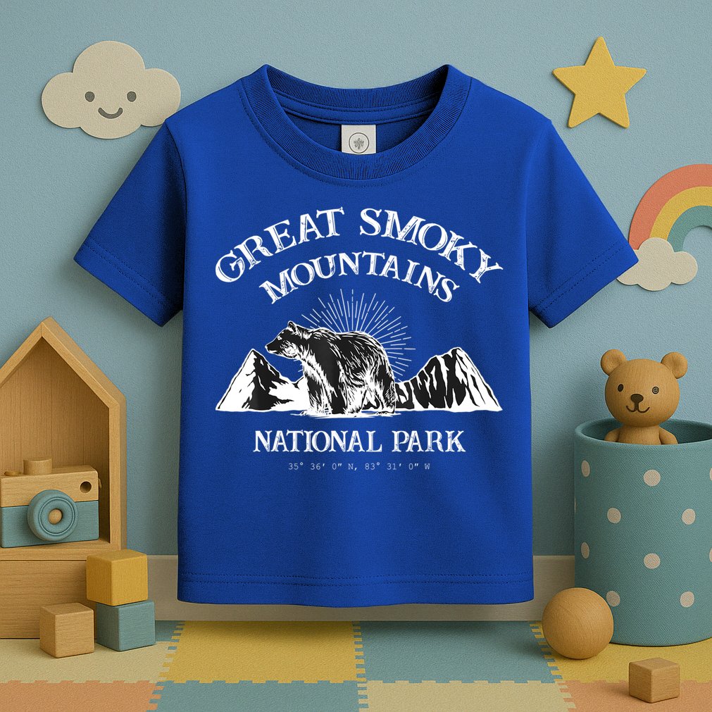 Great Smoky Mountains National Park North Carolina Tennessee Toddler T-Shirt