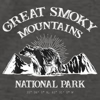 Great Smoky Mountains National Park North Carolina Tennessee Vector Backpack
