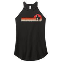 Great Swiss Mountain Dog Retro Swiss Dog Women’s Perfect Tri Rocker Tank