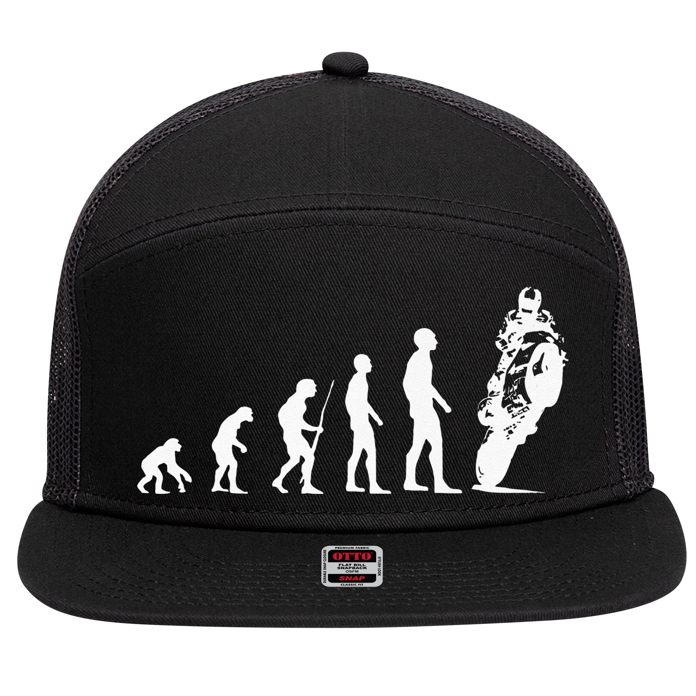 GSXR Sportbike Motorcycle Gixxer 7 Panel Mesh Trucker Snapback Hat