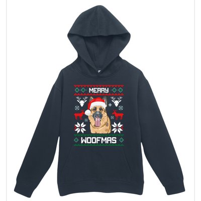 Ger Shepherd Merry Woofmas Cool Gift Christmas Dog Gift Urban Pullover Hoodie