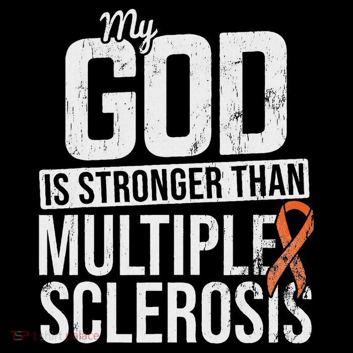 God Stronger Multiple Sclerosis Ms Awareness Orange Ribbon Flatbill Hat