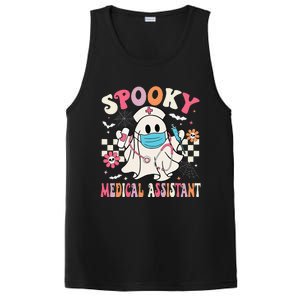 Groovy Spooky Medical Assistant Cute Halloween Med Assistant PosiCharge Competitor Tank