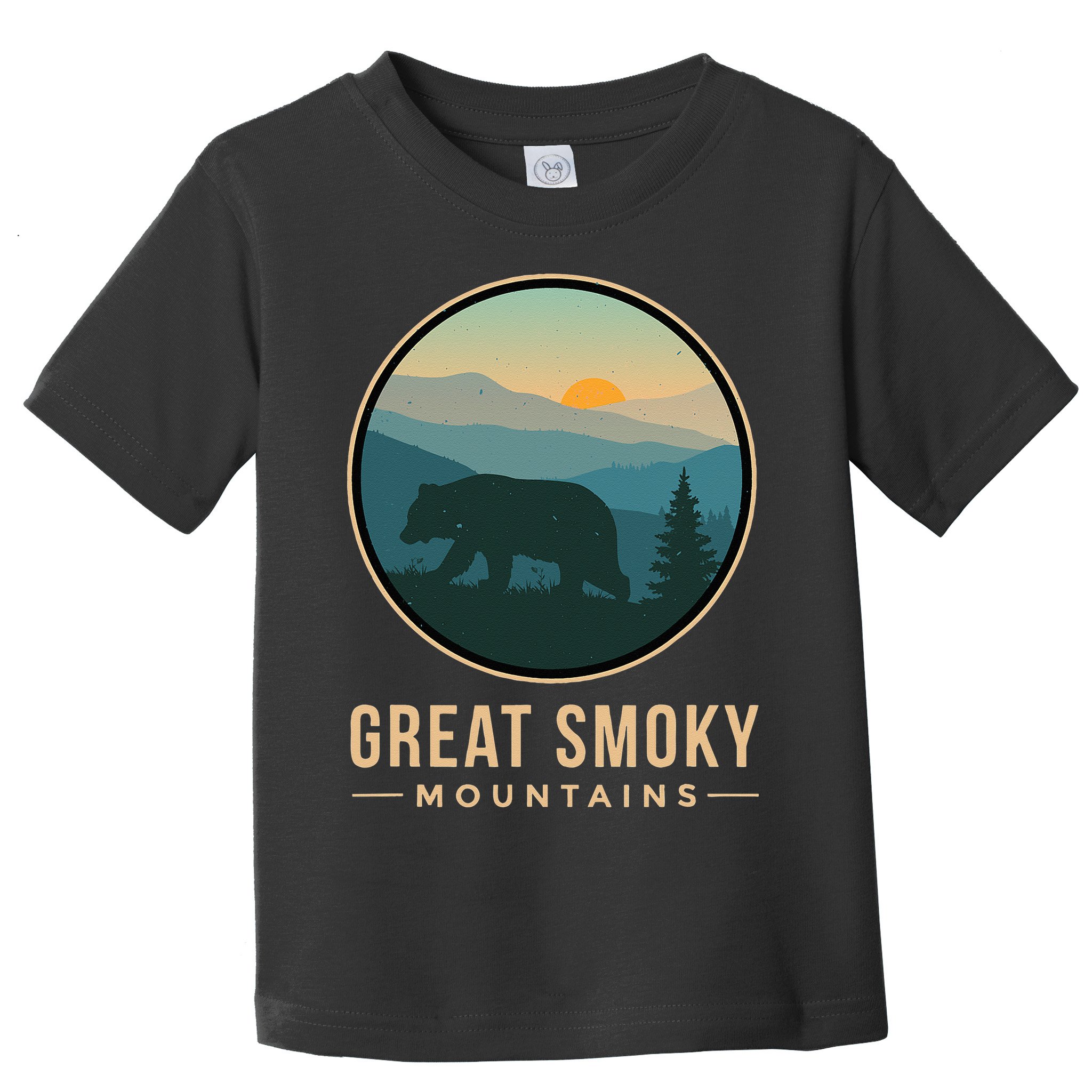 Great Smoky Mountains National Park Retro Bear Toddler T-Shirt