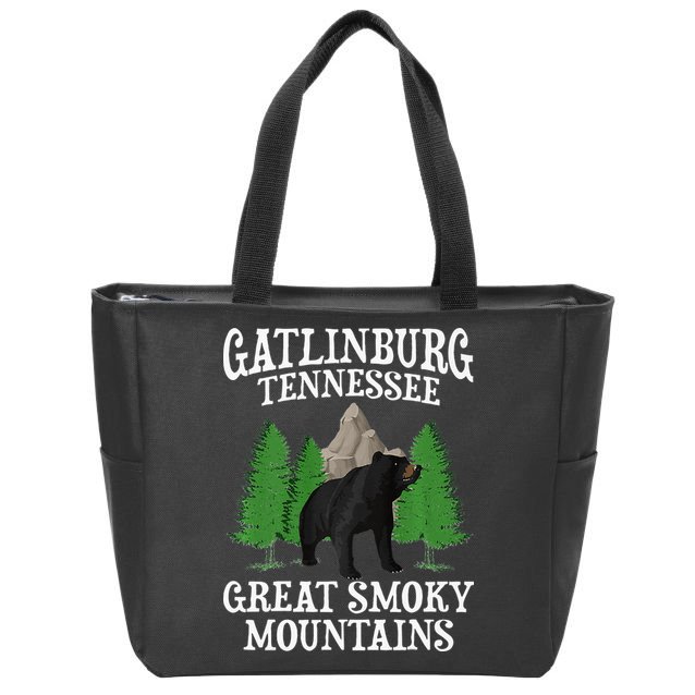 Great Smoky Mountains National Park Gatlinburg Tennessee USA Zip Tote Bag