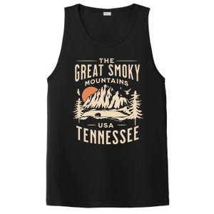 Great Smoky Mountains National Park Tennessee Hike Outdoors Cool Gift PosiCharge Competitor Tank