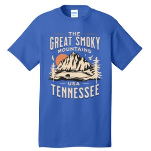 Great Smoky Mountains National Park Tennessee Hike Outdoors Cool Gift Tall T-Shirt