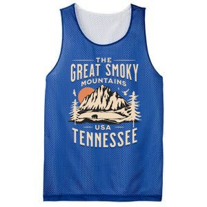 Great Smoky Mountains National Park Tennessee Hike Outdoors Cool Gift Mesh Reversible Basketball Jersey Tank