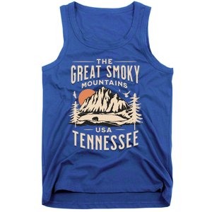 Great Smoky Mountains National Park Tennessee Hike Outdoors Cool Gift Tank Top