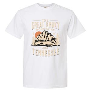 Great Smoky Mountains National Park Tennessee Hike Outdoors Cool Gift Garment-Dyed Heavyweight T-Shirt