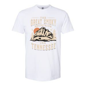 Great Smoky Mountains National Park Tennessee Hike Outdoors Cool Gift Softstyle CVC T-Shirt