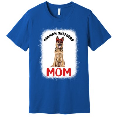 Ger Shepherd Mom Mama Dog Lover Owner Bleached Gsd Gift Premium T-Shirt