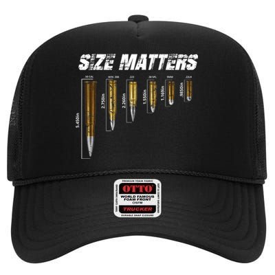 Grunt.Style Size Matters High Crown Mesh Back Trucker Hat