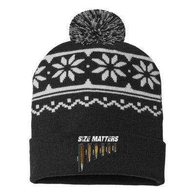 Grunt.Style Size Matters USA-Made Snowflake Beanie