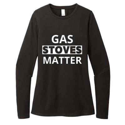 Gas Stoves Matter Womens CVC Long Sleeve Shirt