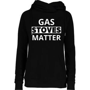 Gas Stoves Matter Womens Funnel Neck Pullover Hood