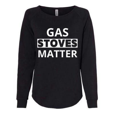 Gas Stoves Matter Womens California Wash Sweatshirt