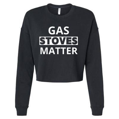 Gas Stoves Matter Cropped Pullover Crew