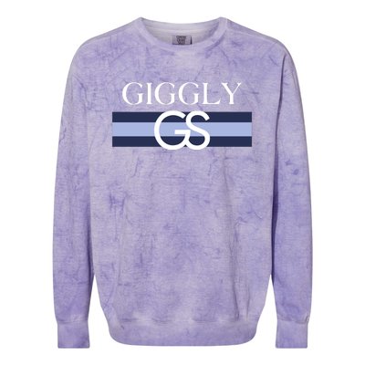 Giggly Squad Monogram Colorblast Crewneck Sweatshirt