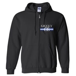 Giggly Squad Monogram Full Zip Hoodie