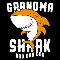 Grandma Shark Mommy Birthday Halloween Christmas Visor