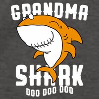 Grandma Shark Mommy Birthday Halloween Christmas Vector Backpack