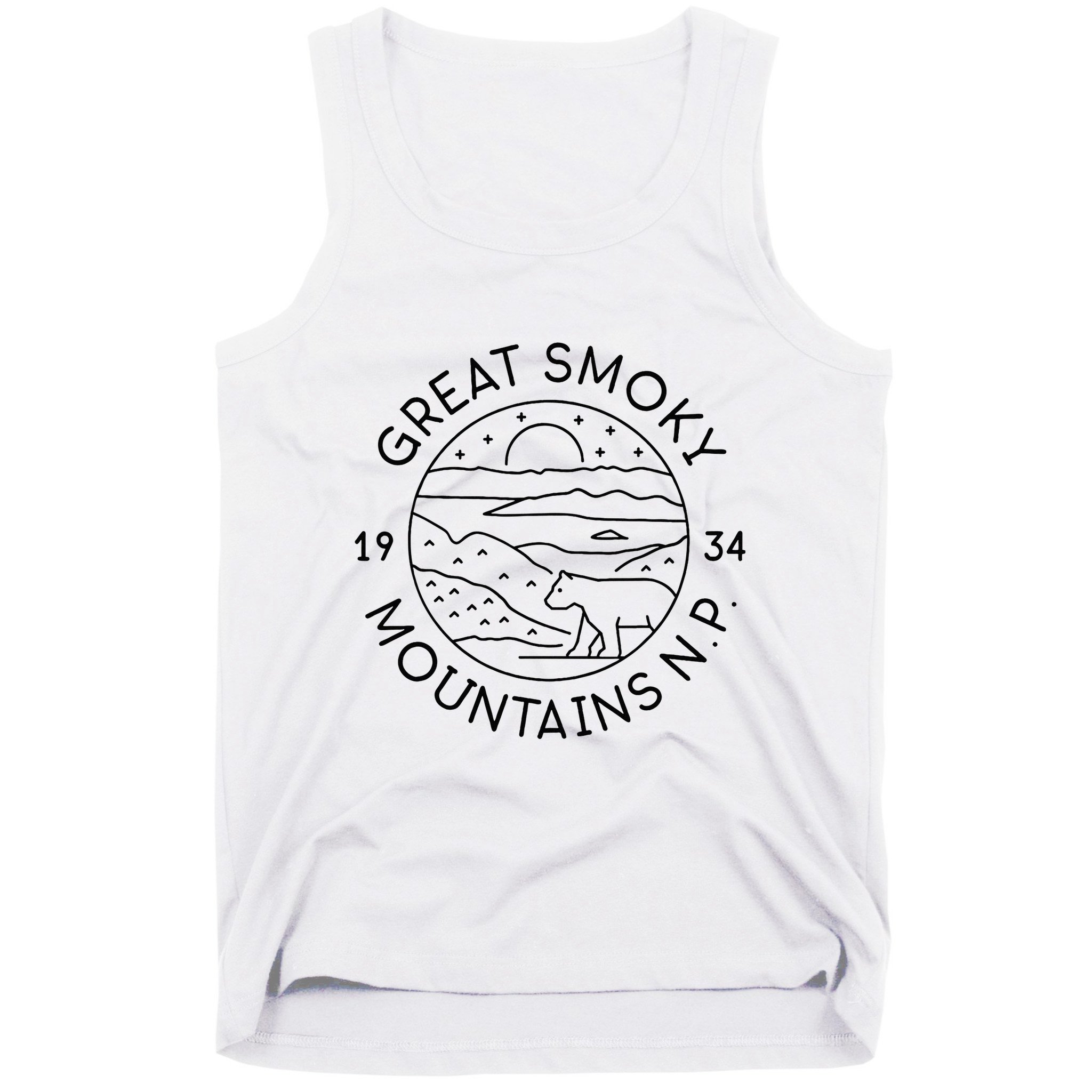 Great Smokey Mountains National Park 1934 Tennessee NC Tank Top
