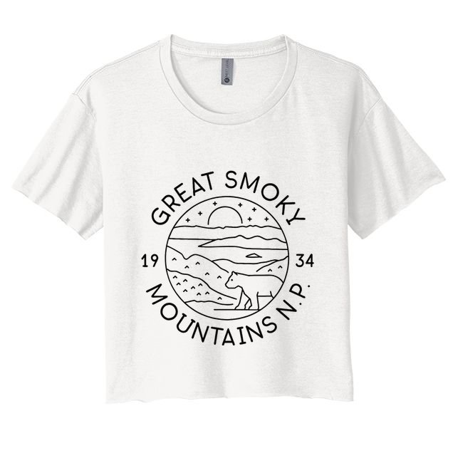 Great Smokey Mountains National Park 1934 Tennessee NC Crop Top