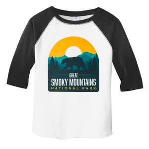 Great Smoky Mountains National Park Bear Hiking Souvenir Gift Toddler Fine Jersey T-Shirt