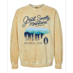 Great Smoky Mountains National Park Colorblast Crewneck Sweatshirt