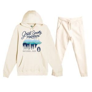 Great Smoky Mountains National Park Premium Hooded Sweatsuit Set