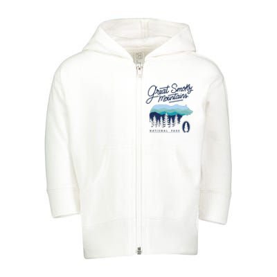 Great Smoky Mountains National Park Toddler Zip Fleece Hoodie