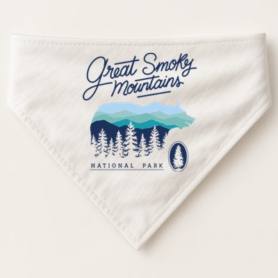 Great Smoky Mountains National Park USA-Made Doggie Bandana
