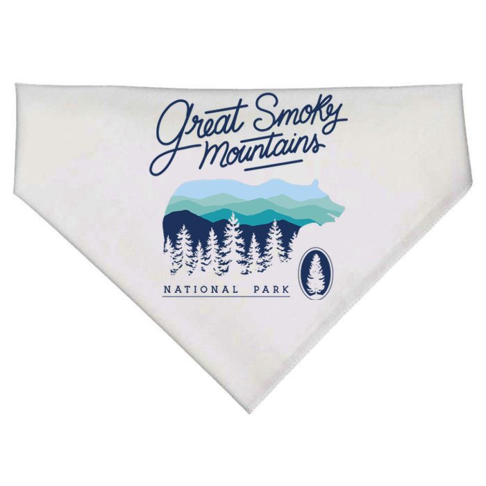 Great Smoky Mountains National Park USA-Made Doggie Bandana