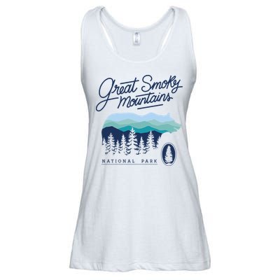 Great Smoky Mountains National Park Ladies Essential Flowy Tank