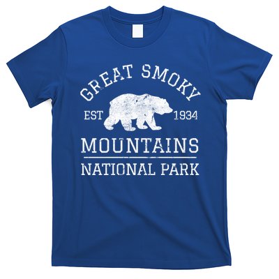 Great Smoky Mountains National Park Tennessee Bear Hiking Gift T-Shirt