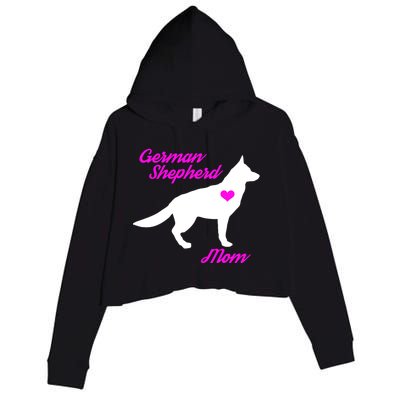 Ger Shepherd Mom Gift Ger Shepherd Dog Cute Gift Crop Fleece Hoodie