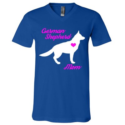 Ger Shepherd Mom Gift Ger Shepherd Dog Cute Gift V-Neck T-Shirt