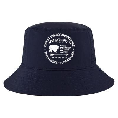 Great Smoky Mountains National Park NC TN Grunge Art Novelty Cool Comfort Performance Bucket Hat