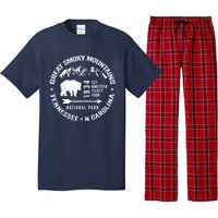 Great Smoky Mountains National Park NC TN Grunge Art Novelty Pajama Set